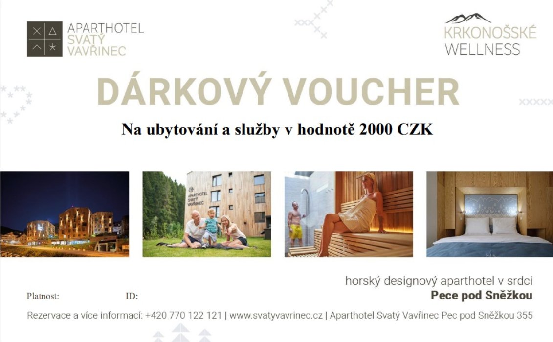 Dárkový voucher na pobyt